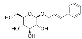 Rosin；Trans-cinnamyl O-β-D-glucopyranoside, Chinese rosin W, Rosin X, (2R,3S,4S,5R,6R)-2-(hydroxymethyl)-6-[(E)-3-phenylprop-2-enoxy]oxane-3,4,5-triol
